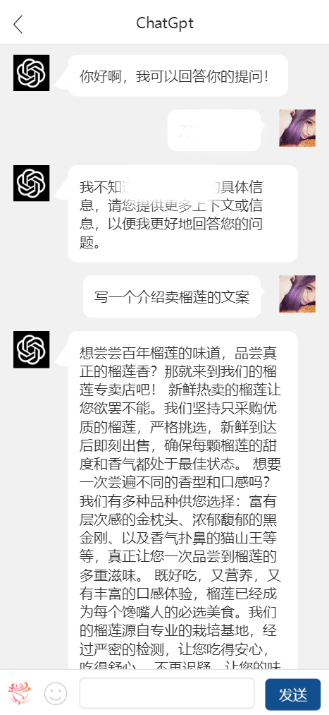 点击放大 2023全新简易ChatGPT手机端源码 使用ChatGPT3.5版本 实测可用